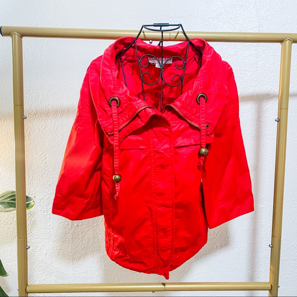 Khaki & Co 3/4 length sleeve parka